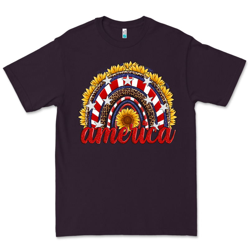 America Sunflower Rainbow Premium Tee by Artiststas | Teevron