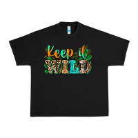 Black keep it wild Urban Heavy Tee - Zillion Design Studio