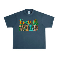 Midnight Navy keep it wild Urban Heavy Tee - Zillion Design Studio
