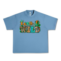 Pebble Blue keep it wild Urban Heavy Tee - Zillion Design Studio