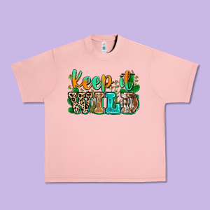 Keep It Wild Urban Heavy Tee Designed By Zillion Design Studio