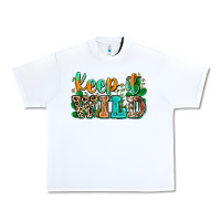 White keep it wild Urban Heavy Tee - Zillion Design Studio
