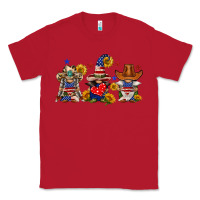 Red american gnomes Classic Tee - FaDigitalArtStudio