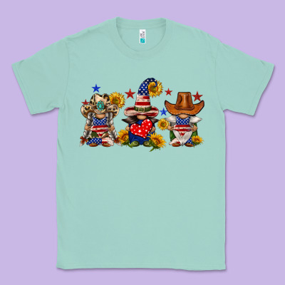 American Gnomes Classic Tee Designed By Fadigitalartstudio