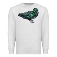 Oatmeal Heather East İndie Duck Premium Sweatshirt - LillyAllenDesigns