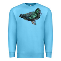 Ocean Blue East İndie Duck Premium Sweatshirt - LillyAllenDesigns