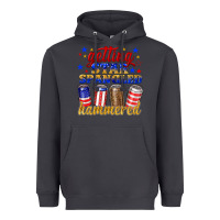 Smoke getting star spangled hammered Heavyweight Hoodie - NancyCooperArtShop