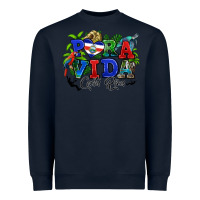 Navy pura vida costa rica rana Heavyweight Sweatshirt - RanaPortraitStore