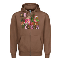 Chestnut hot cocoa Zipper Hoodie - AdoDesignShop