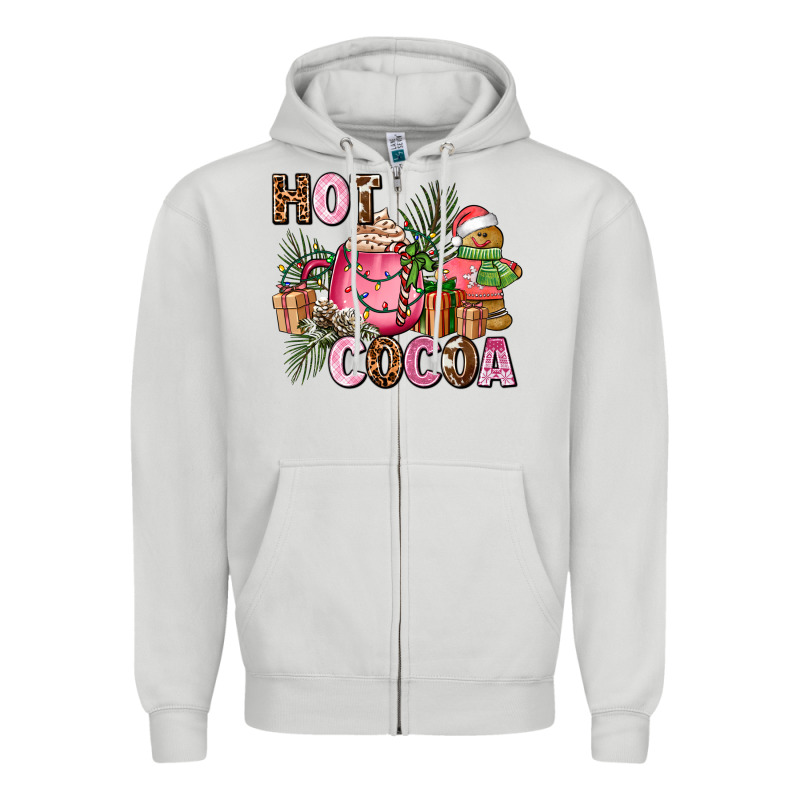 Hot Cocoa Zipper Hoodie by AdoDesignShop | Teevron