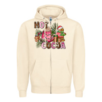 Sandshell hot cocoa Zipper Hoodie - AdoDesignShop