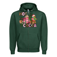 Sports Green hot cocoa Zipper Hoodie - AdoDesignShop