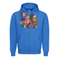 True Royal hot cocoa Zipper Hoodie - AdoDesignShop