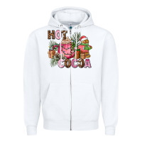 White hot cocoa Zipper Hoodie - AdoDesignShop