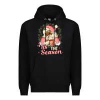 Black tis the season conchas Premium Hoodie - MaliasSmallBusiness