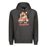 Charcoal Heather tis the season conchas Premium Hoodie - MaliasSmallBusiness