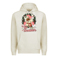 Oatmeal Heather tis the season conchas Premium Hoodie - MaliasSmallBusiness