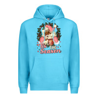 Ocean Blue tis the season conchas Premium Hoodie - MaliasSmallBusiness