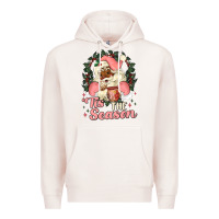 Pale Pink tis the season conchas Premium Hoodie - MaliasSmallBusiness