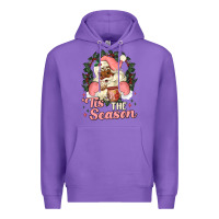 Purple tis the season conchas Premium Hoodie - MaliasSmallBusiness