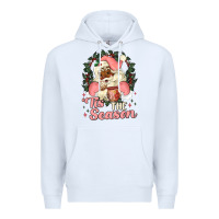 White tis the season conchas Premium Hoodie - MaliasSmallBusiness