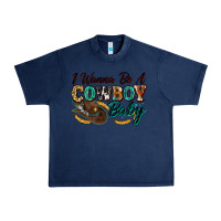 Navy i wanna be a cowboy baby Urban Heavy Tee - Zillion Design Studio
