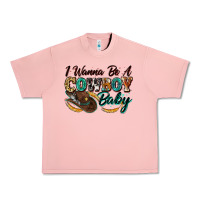 Salmon i wanna be a cowboy baby Urban Heavy Tee - Zillion Design Studio