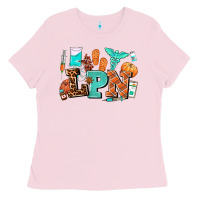 Bubblegum Pink lpn fall nurse with Ladies Tee - AdoDesignShop