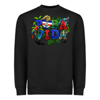 Black pura vida costa rica Heavyweight Sweatshirt - RanaPortraitStore