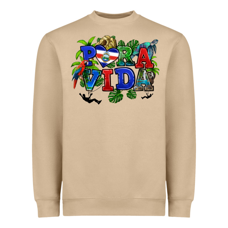 Pura Vida Costa Rica Heavyweight Sweatshirt by RanaPortraitStore | Teevron