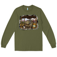 Army Green wild west Long Sleeve Tee - SublimationCraftShop