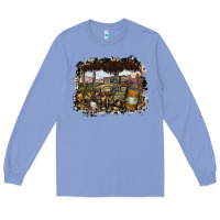Colony Blue wild west Long Sleeve Tee - SublimationCraftShop