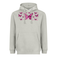 Moon Dust floral breast cancer butterfly Heavyweight Hoodie - Jasminsmagicworld