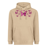 Mushroom floral breast cancer butterfly Heavyweight Hoodie - Jasminsmagicworld