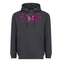 Smoke floral breast cancer butterfly Heavyweight Hoodie - Jasminsmagicworld