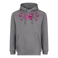Storm floral breast cancer butterfly Heavyweight Hoodie - Jasminsmagicworld