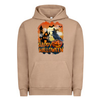Pigment Burro Happy Halloween With Crow Urban Hoodie - LillyAllenDesigns