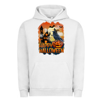 Pigment Lunar Rock Happy Halloween With Crow Urban Hoodie - LillyAllenDesigns
