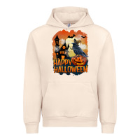 Sandshell Happy Halloween With Crow Urban Hoodie - LillyAllenDesigns