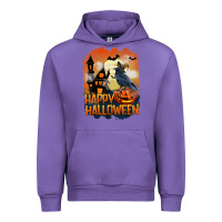 Tulip Happy Halloween With Crow Urban Hoodie - LillyAllenDesigns