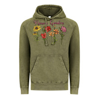 Vintage Olive nana's garden Vintage Hoodie - MaliasSmallBusiness