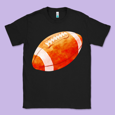 American Football  Pigskin  Gridiron Football Classic Tee Designed By Fadigitalartstudio