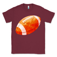 Burgundy american football  pigskin  gridiron football Classic Tee - FaDigitalArtStudio