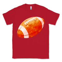 Red american football  pigskin  gridiron football Classic Tee - FaDigitalArtStudio