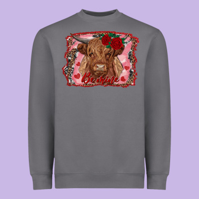 Heavyweight Sweatshirt be mine cow