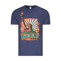 Vintage Denim retro freedom rocks billie wilder Vintage Tee - texasbilliewilder