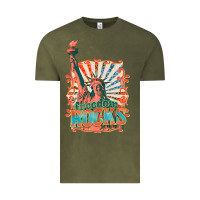 Vintage Olive retro freedom rocks billie wilder Vintage Tee - texasbilliewilder