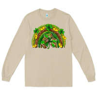 Mushroom St. Patrick's Day rainbow Long Sleeve Tee - Neo Western
