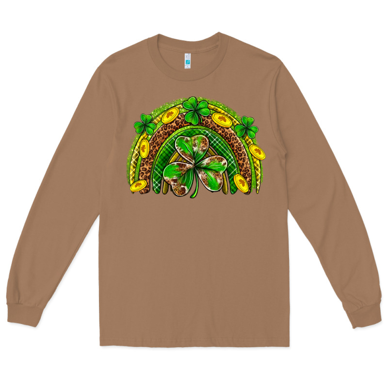 St. Patrick's Day Rainbow Long Sleeve Tee by Neo Western | Teevron