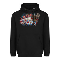 Black i back the blue eagle Heavyweight Hoodie - NancyCooperArtShop